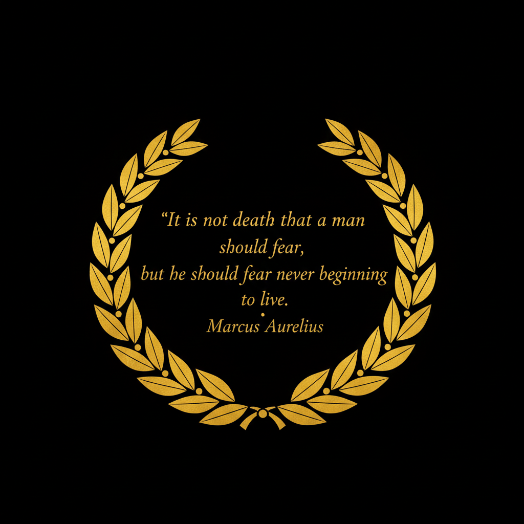 Not Death But Living Badly | Marcus Aurelius Quote